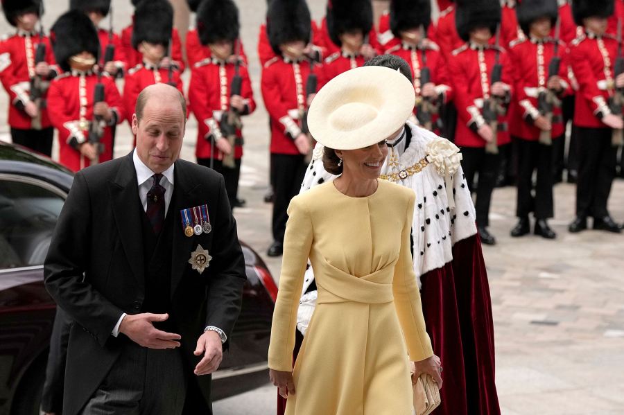 Prince William and Duchess Kate Dazzle at Queen Elizabeth II's Service of Thanksgiving: See Inside Photos