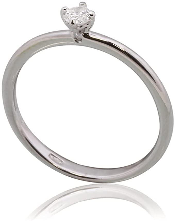 Raffaello Ditty Diamond Engagement Ring 14k White Gold