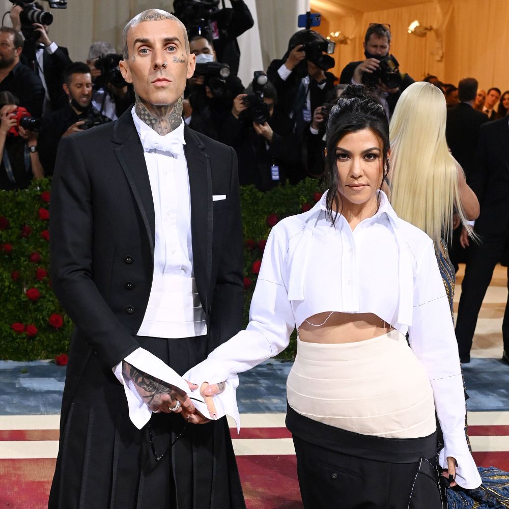 Travis Barker Shows Off Kourtney Underwear With His Name Them