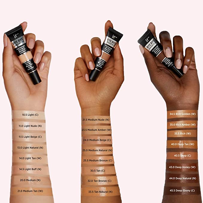 concealer shades