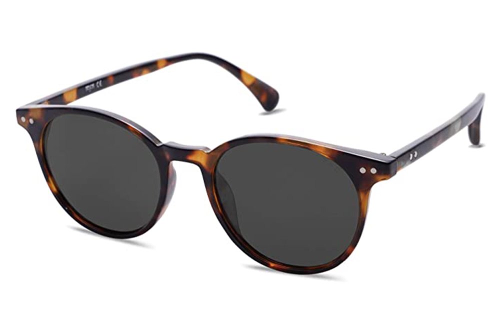 round tortoise shell sunglasses