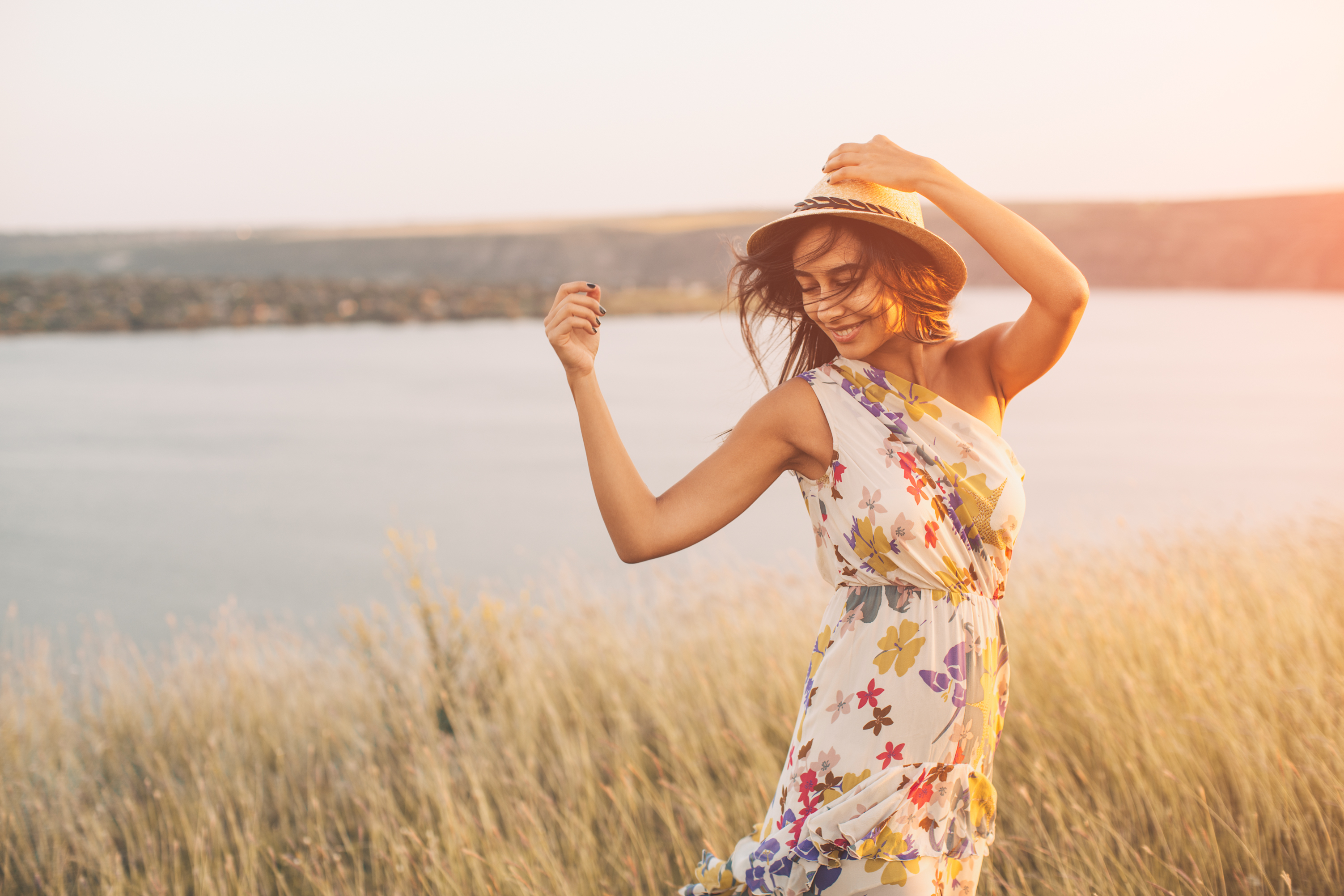 summer floral dress