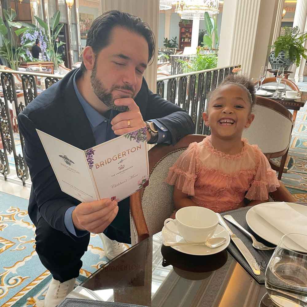 Alexis Ohanian Daughter Olympia Enjoy Tea Party Inspired Bridgerton