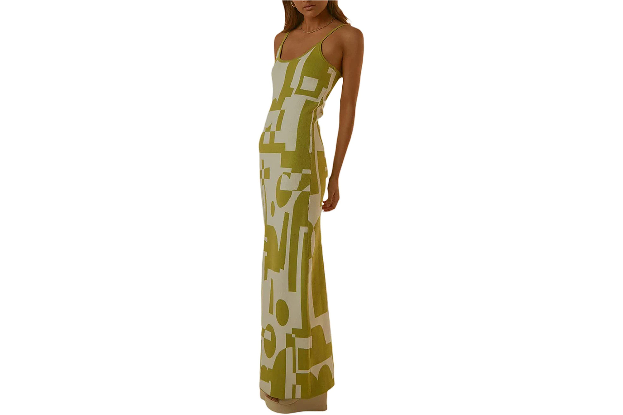 Fabumily Knit Bodycon Maxi Dress