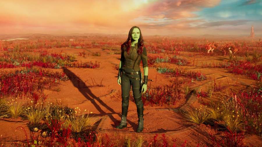 Zoe Saldana as Gamora