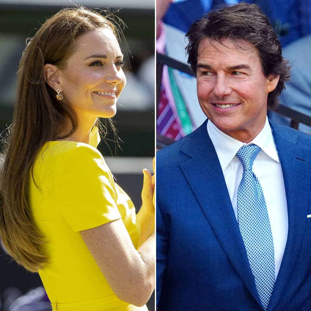 Kate Middleton Sits Near Tom Cruise at Wimbledon Women's Finals Before Presenting Trophies to Players: Photos