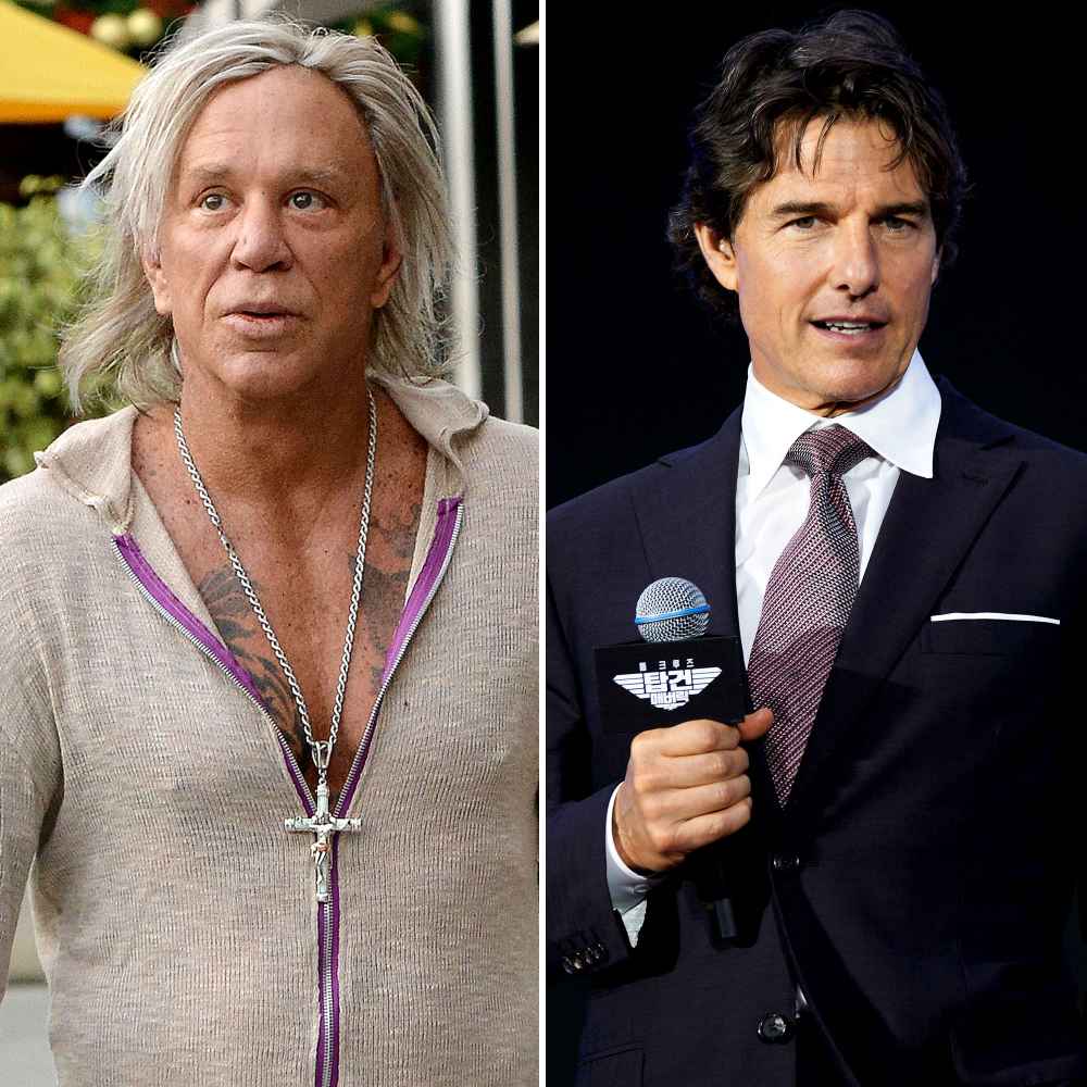 Mickey Rourke Slams 'Irrelevant' Tom Cruise for 'Same' Career Choices