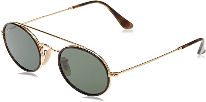 Ray-Ban Rb3847n Oval Double Bridge Sunglasses