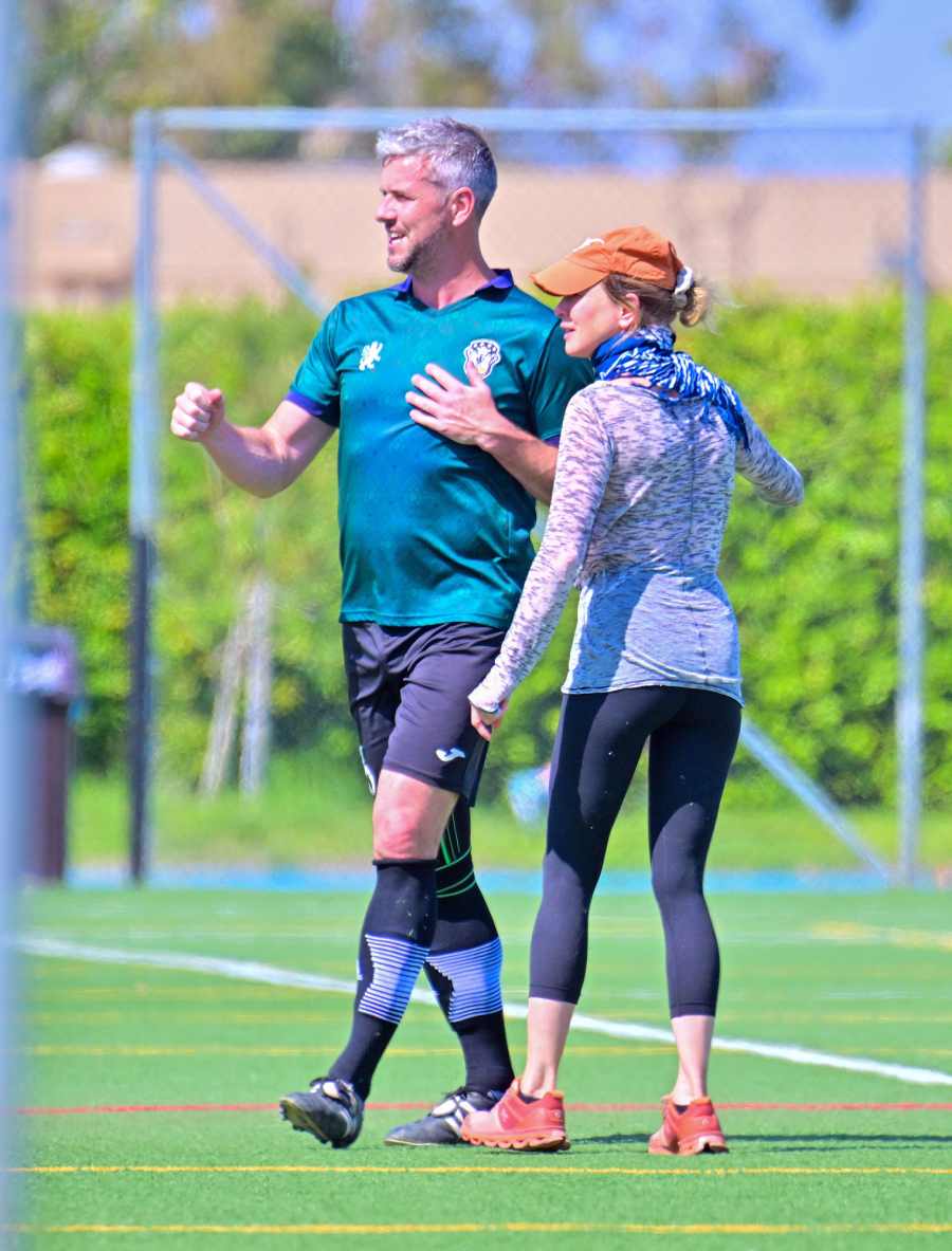 Renee Zellweger and Boyfriend Ant Anstead Pack on the PDA Following a Soccer League Championship Game