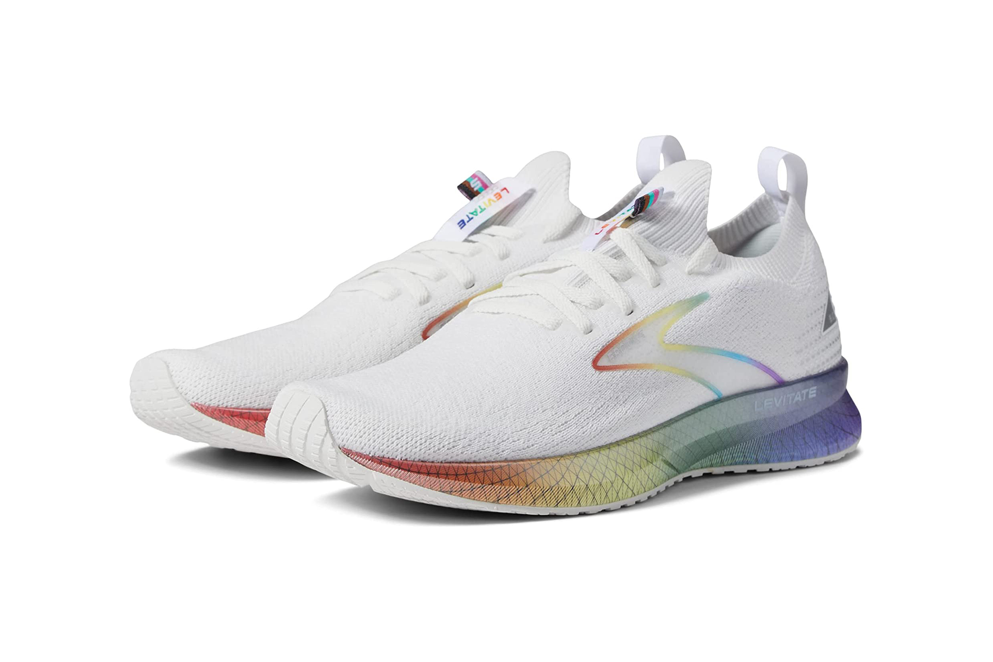 rainbow running shoes
