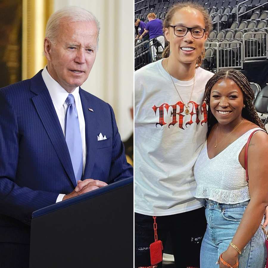 President Biden Calls Brittney Griner's Wife Cherelle to Discuss Release