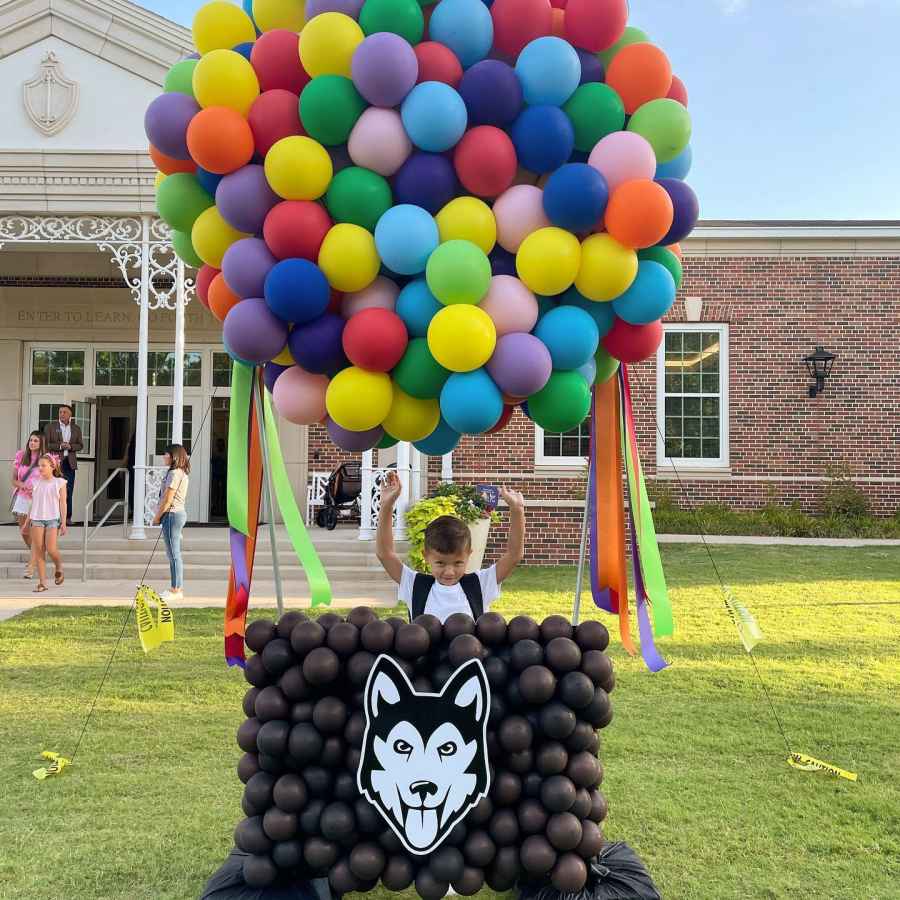 02 Bachelor Catherine Giudici Savoring Milestones With Son Samuel While Walking Him to Kindergarten