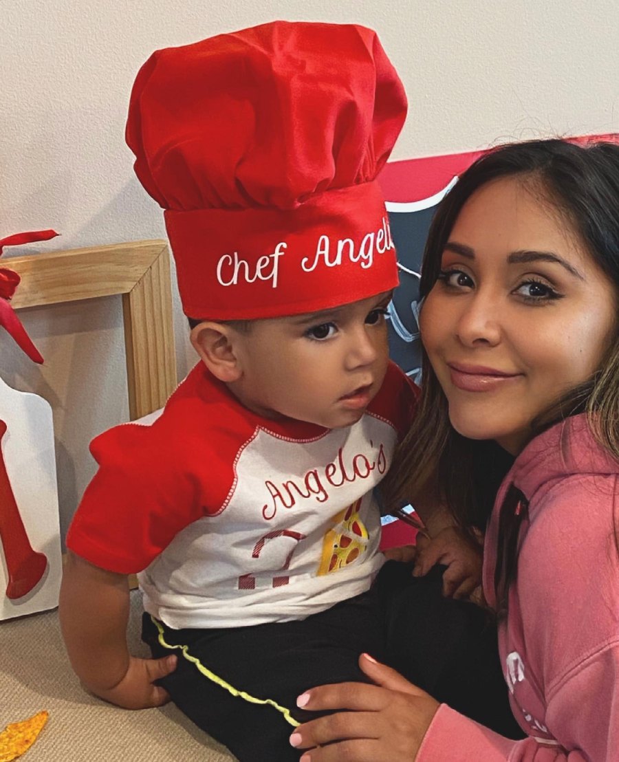 Chef Angelo Nicole Snooki Polizzi and Jionni LaValle Family Album