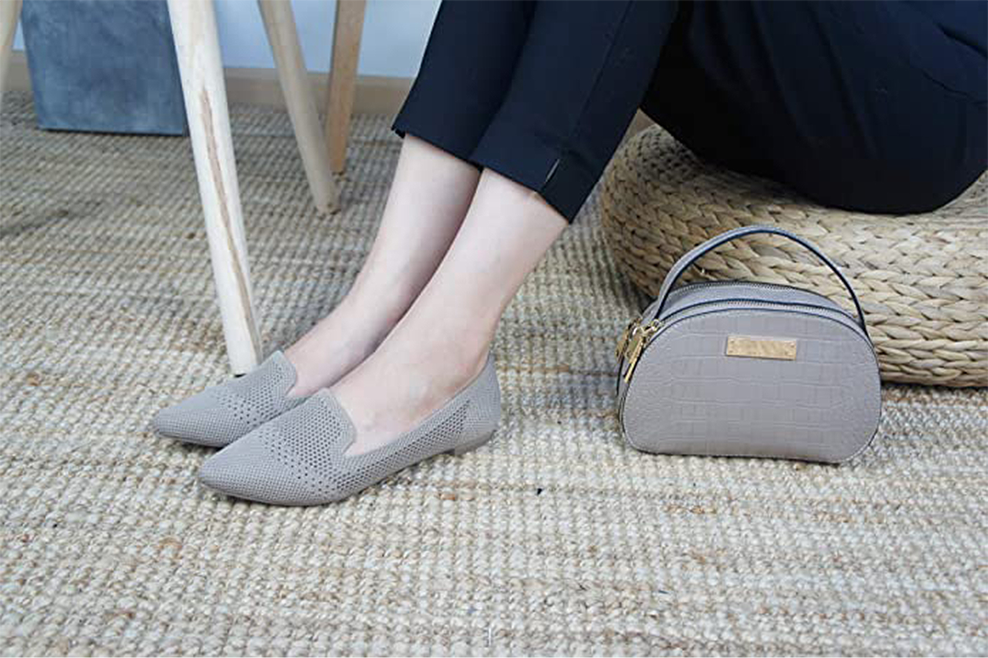 Feversole Women's Woven Flats