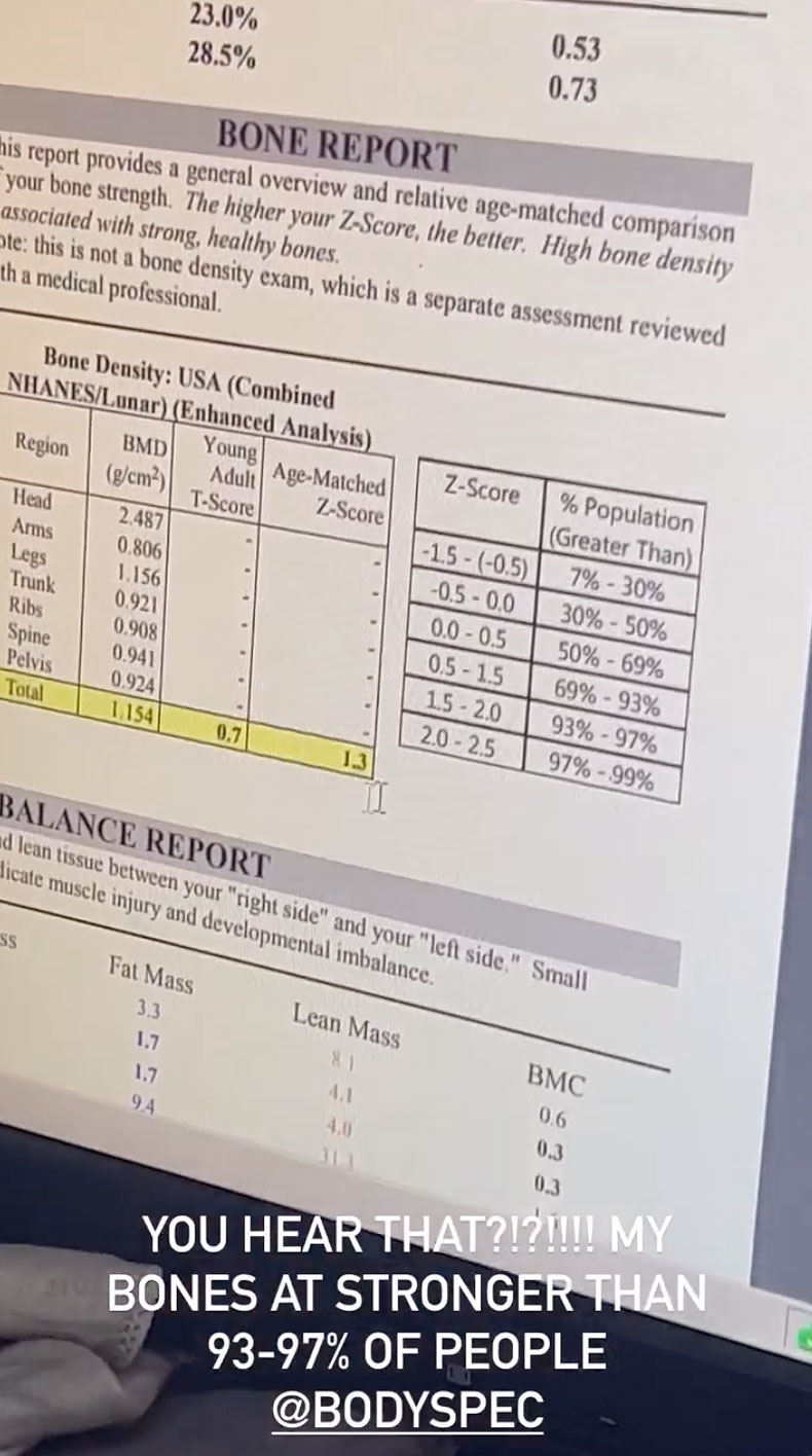 Kim Kardashian Gets a Full Body Scan Shares Her Bone Density and Body Fat Results