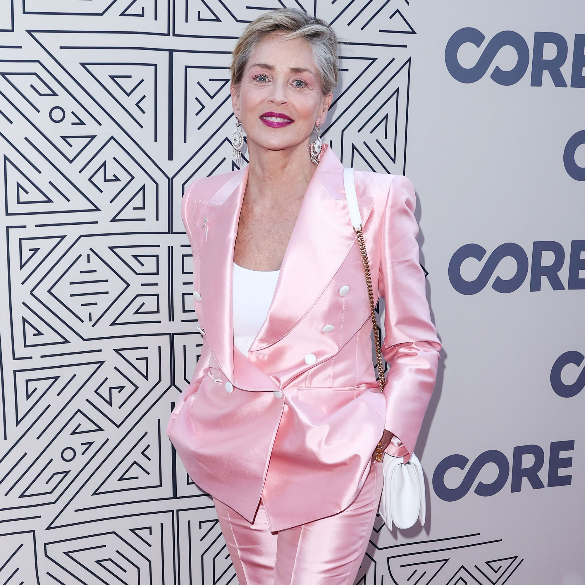 Sharon Stone Wows Tiny String Bikini