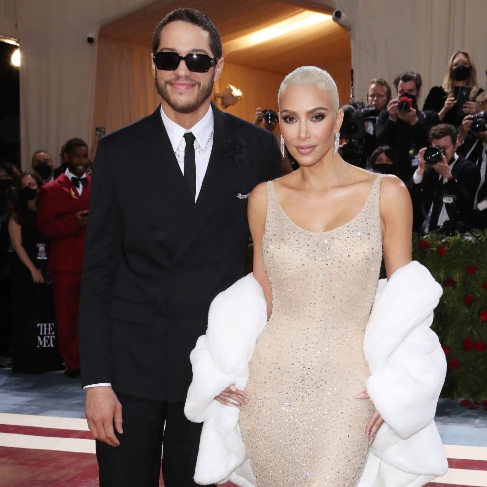 Smitten Kim Kardashian Pete Davidson Send Love Notes While Apart