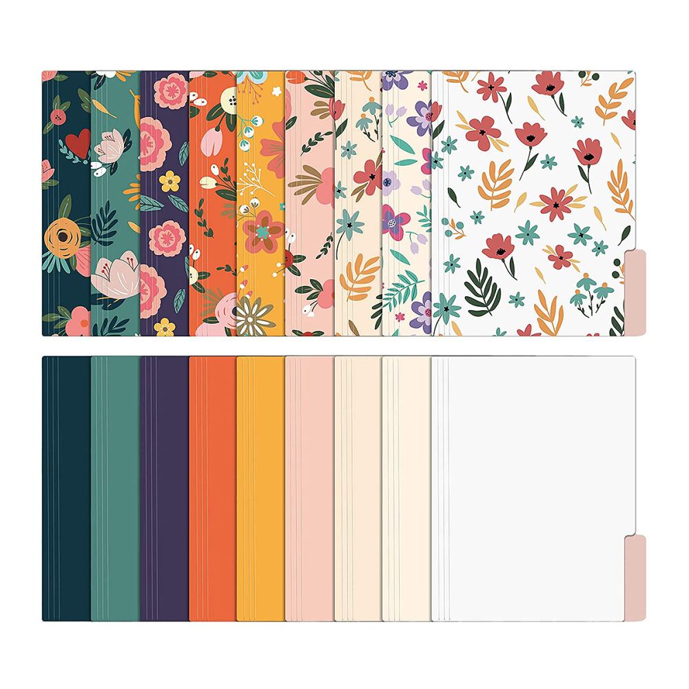 amazon-back-to-school-floral-folders