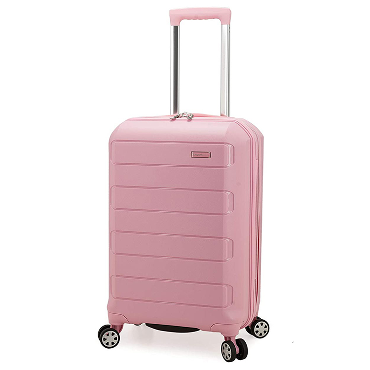 pink suitcase