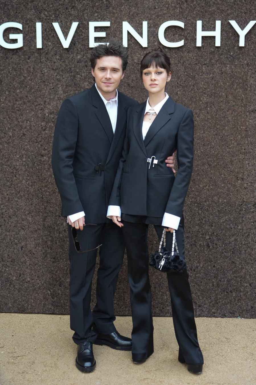 Brooklyn Beckham and Nicola Peltz PFW