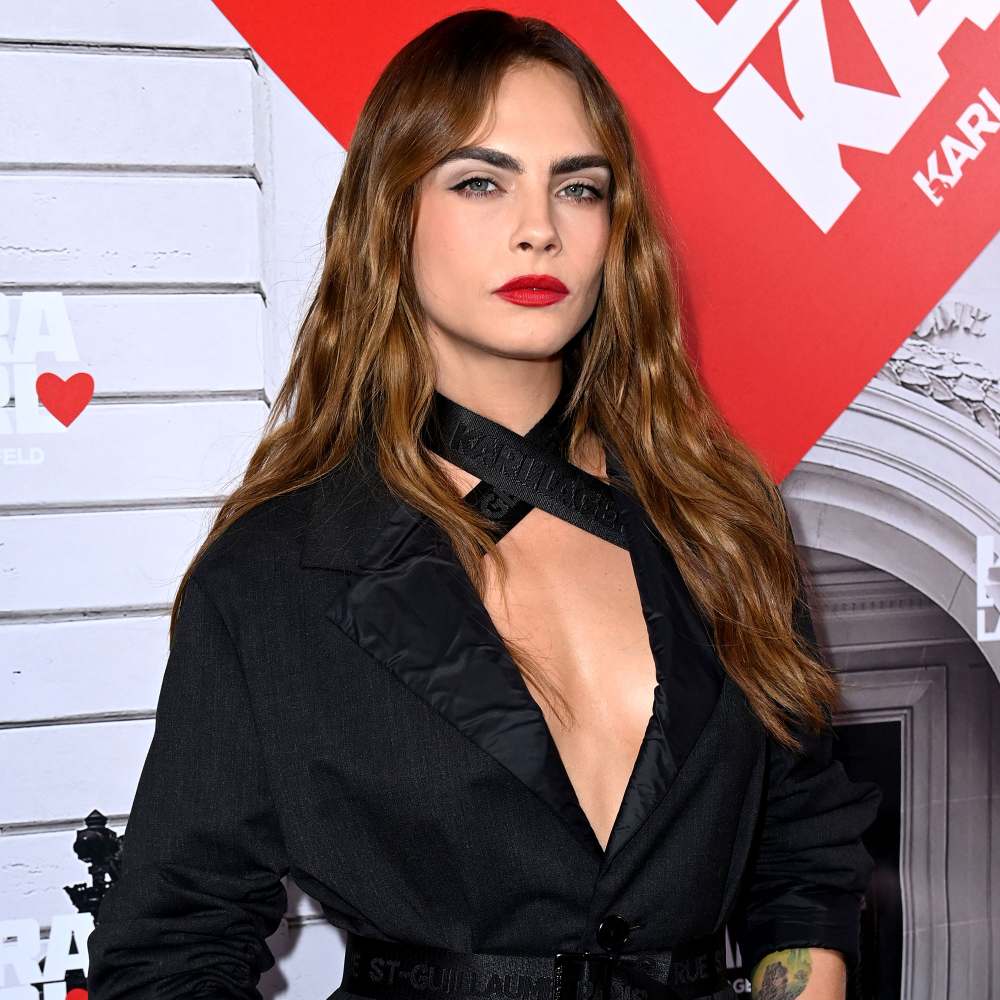 Cara Delevingne Stuns in Blazer Dress at Cara Loves Karl Event