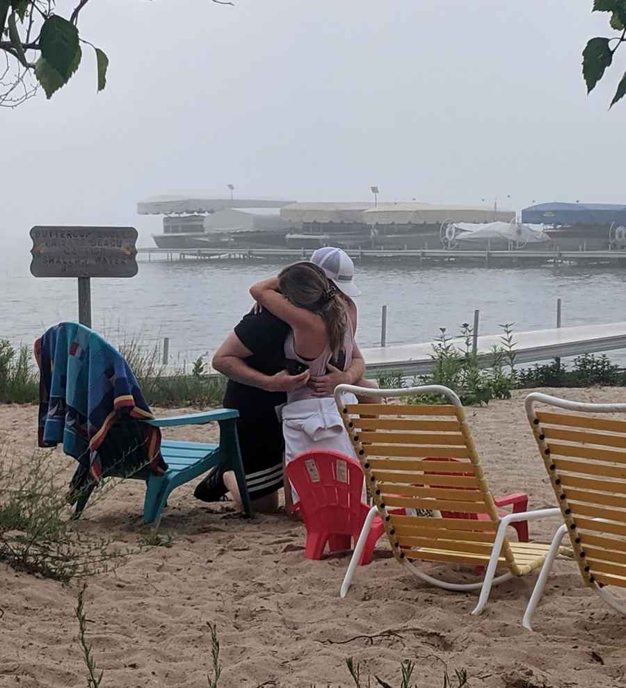 Cowboys Quarterback Cooper Rush and Lauryn Rush’s Relationship Timeline Promo Title: Cowboys Quarterback Cooper Rush and Lauryn Rush’s Relationship Timeline beach hug