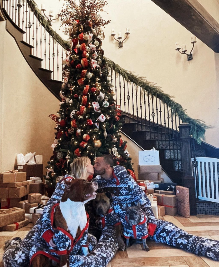 Dak Prescott and Natalie Buffett Christmas