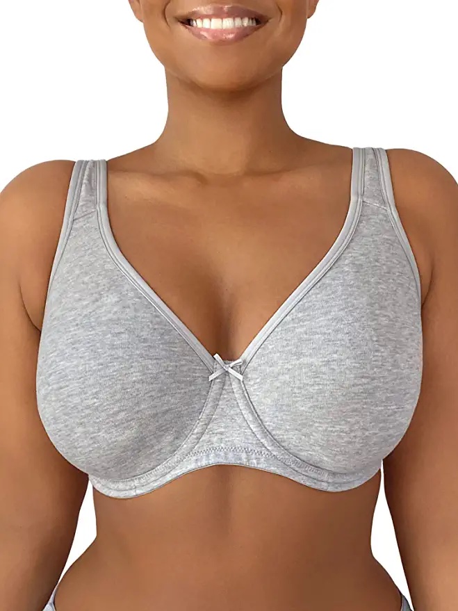 Fruit of the Loom Women's Cotton Unlined Underwire Bra