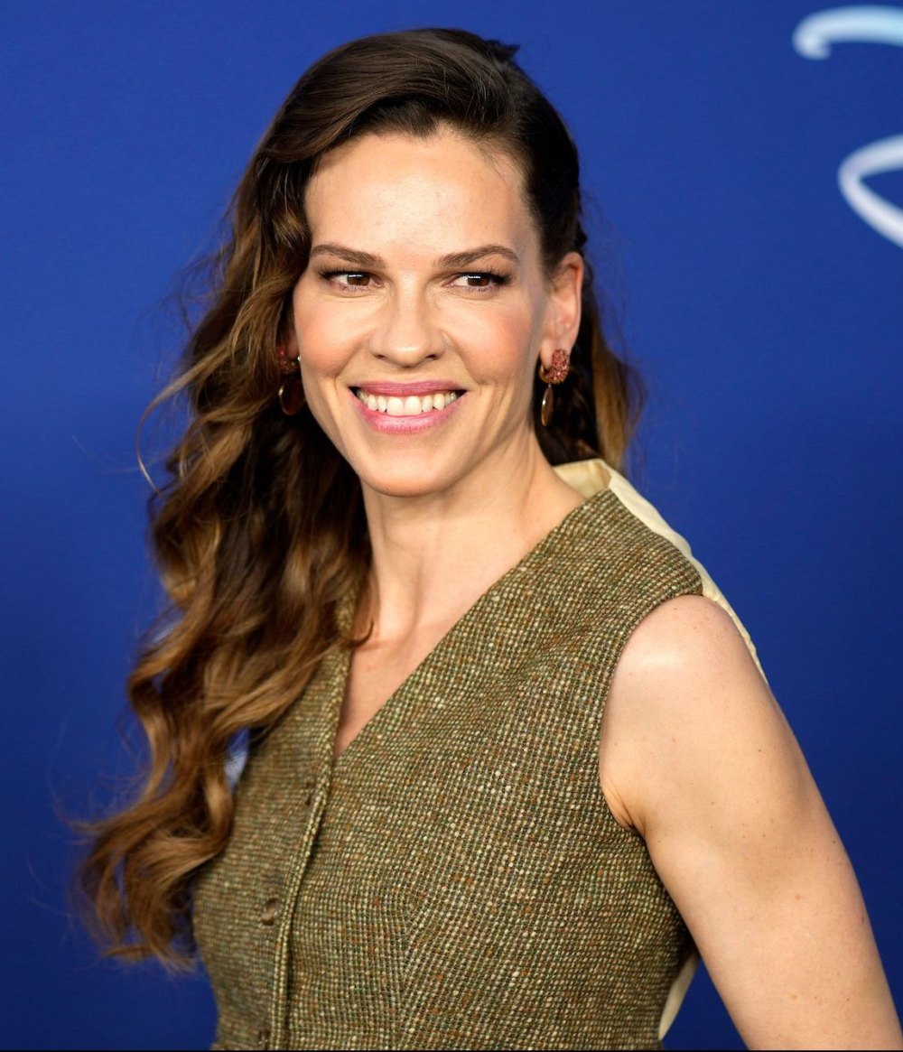 Hilary Swank Disney Red Carpet