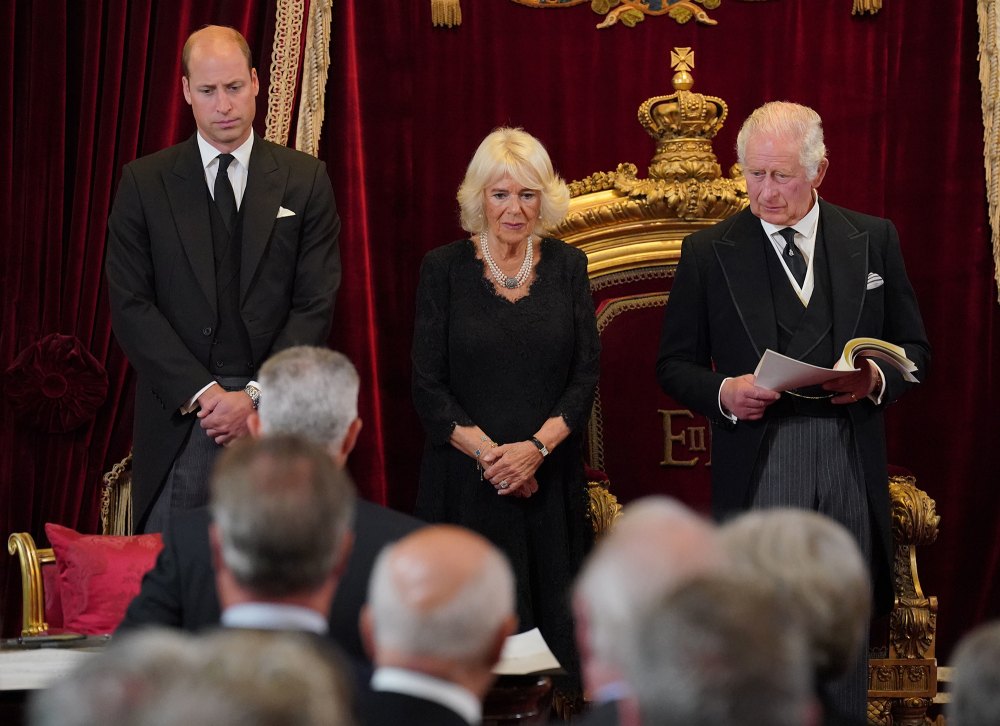 Prince William, Queen Consort Camilla in Attendance as King Charles III Officially Declared Monarch