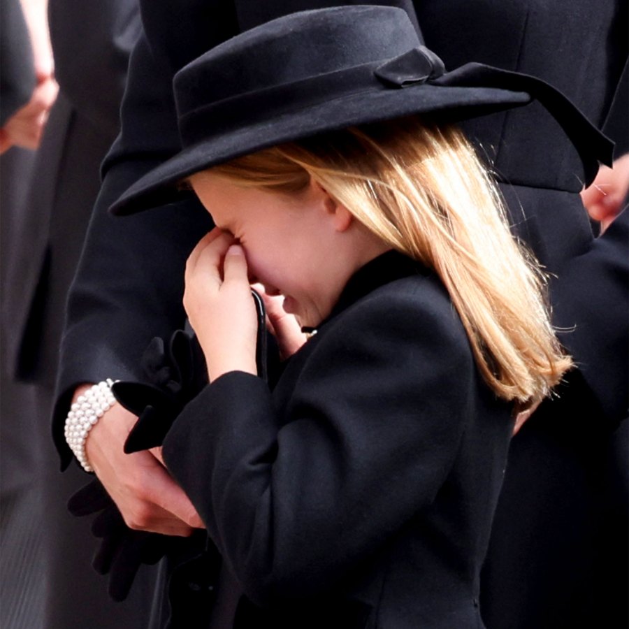 Princess Charlotte Bursts Into Tears After Final Goodbye to Queen Elizabeth II