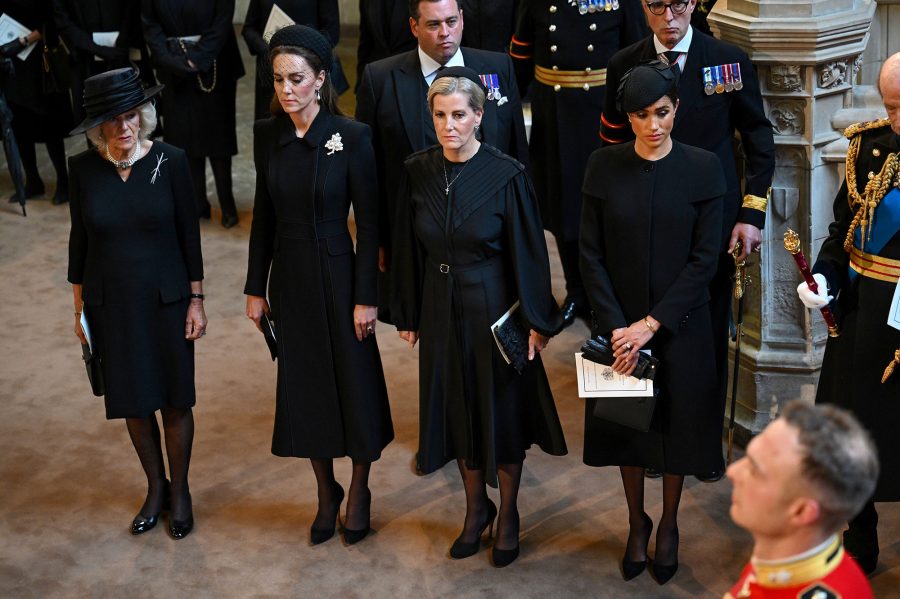 Princess Kate Wears Earrings from Queen Elizabeth II to Her Majesty's Procession