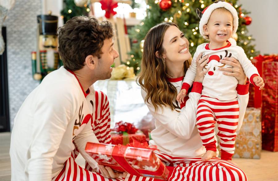 So Cute! Mandy Moore Stars in Holiday Ad With Husband Taylor, Son Gus: Pics