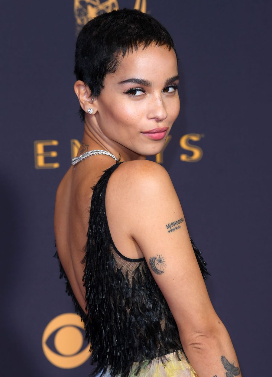 zoe kravitz 2017 emmys Soft Glam