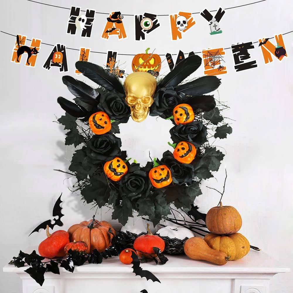 halloween-wreath-amazon-skull