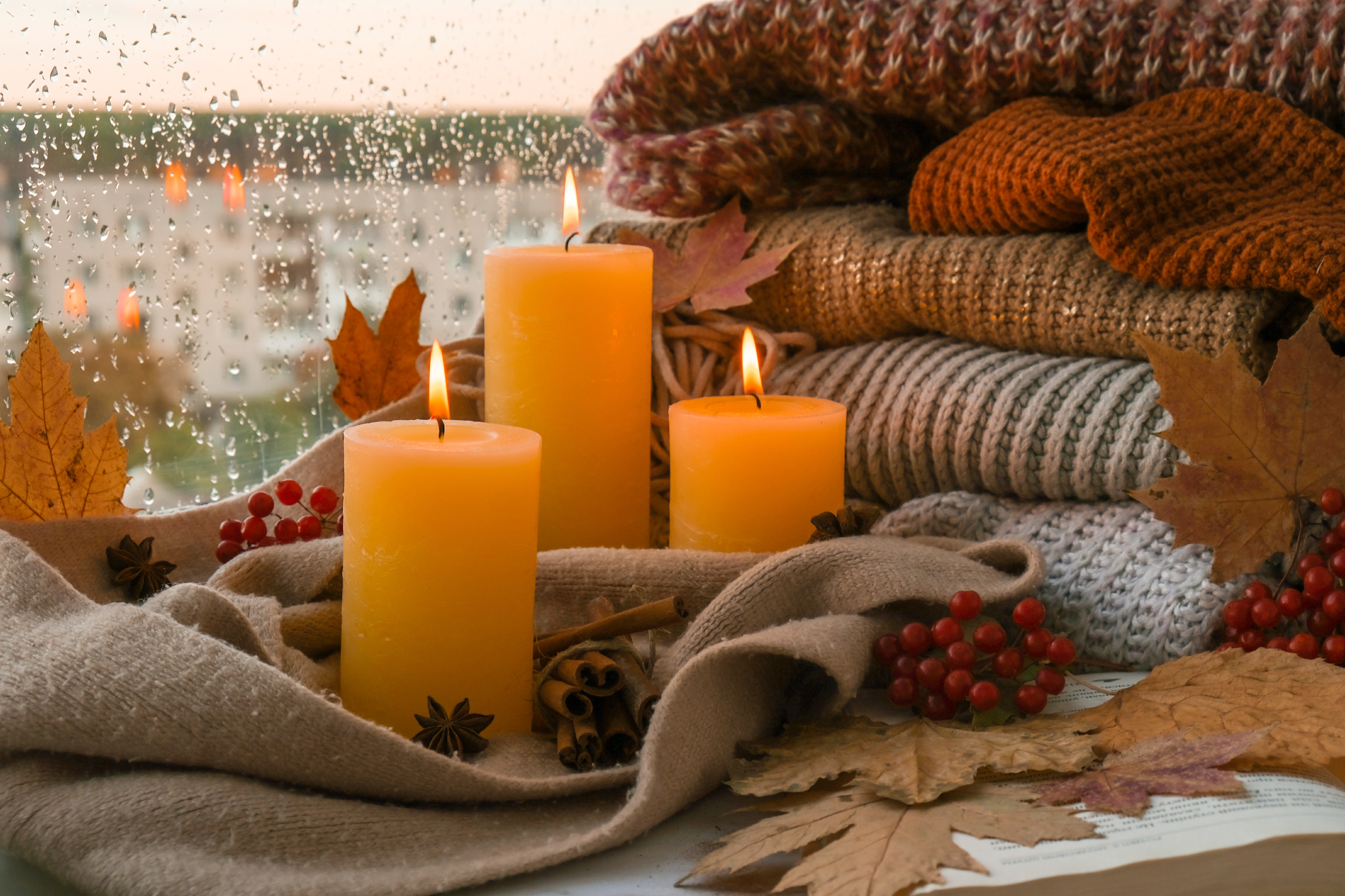 fall candles