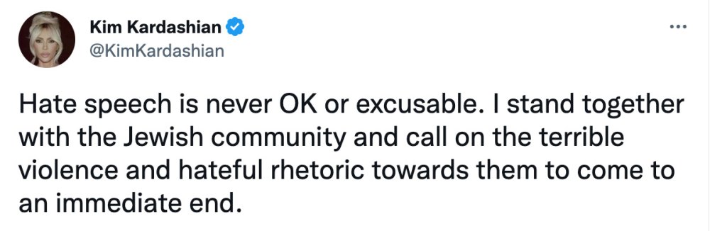 Kim Kardashian Breaks Silence on Ex Kanye West's Controversial Comments About Jewish Community: 'Hate Speech Is Never OK' 006