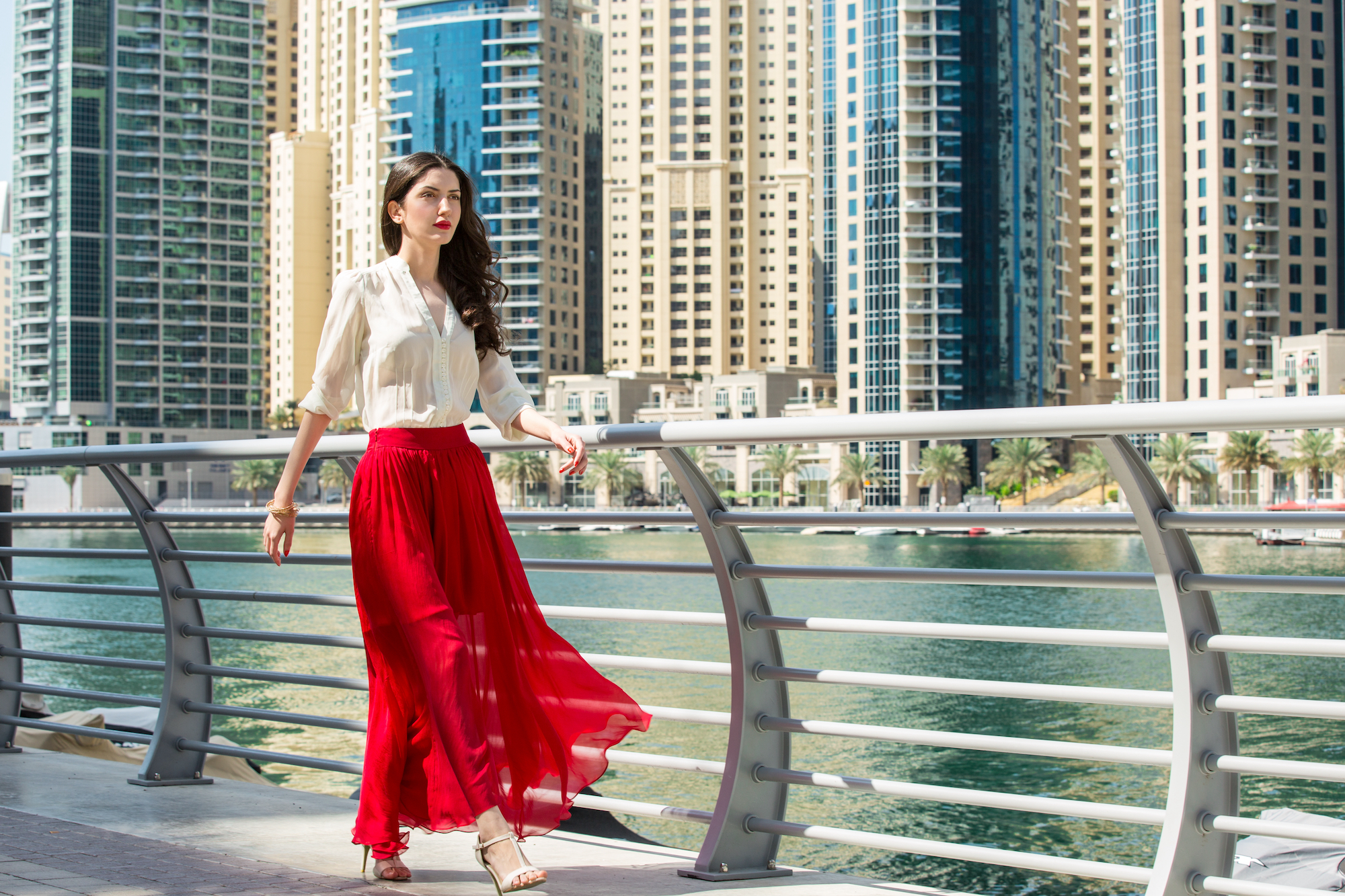 Maxi-Skirt-Stock-Photo