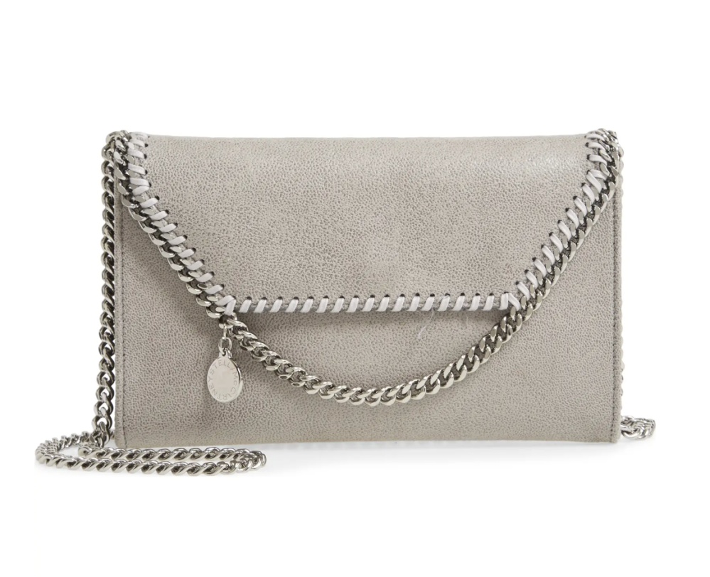 Stella McCartney Mini Falabella Shaggy Dear Faux Leather Crossbody Bag