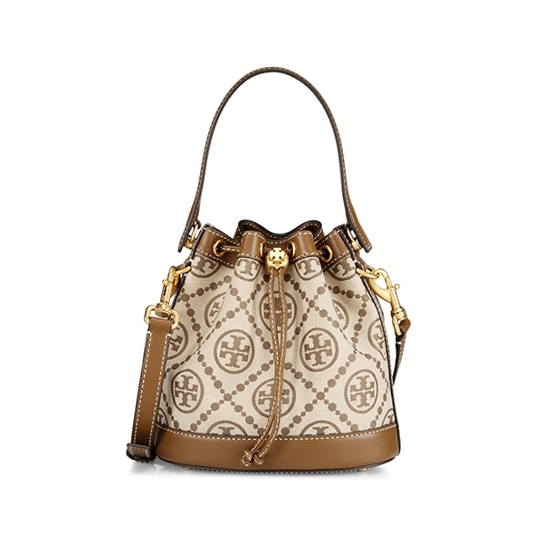 Tory Burch T Monogram Jacquard Bucket Bag