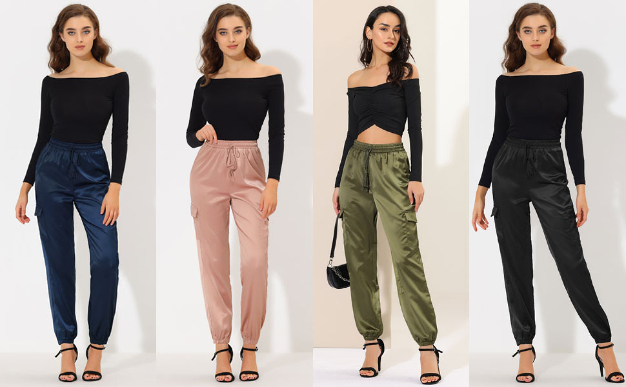 amazon-allegra-k-silky-cargo-pants