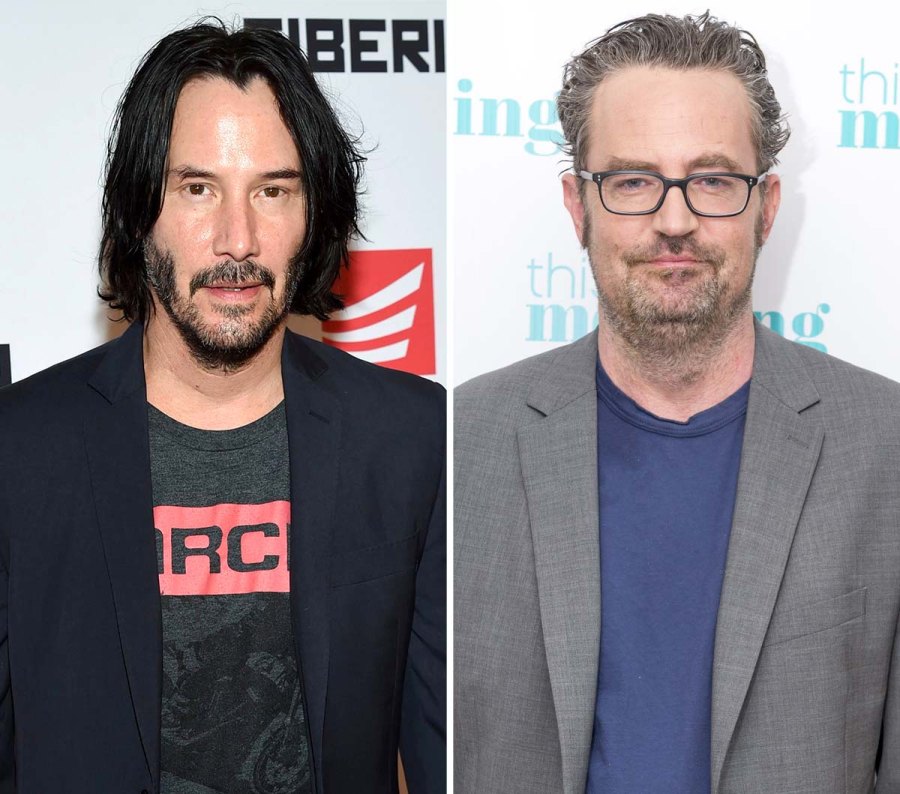 Breaking Down Keanu Reeves and Matthew Perry’s History Through the Years