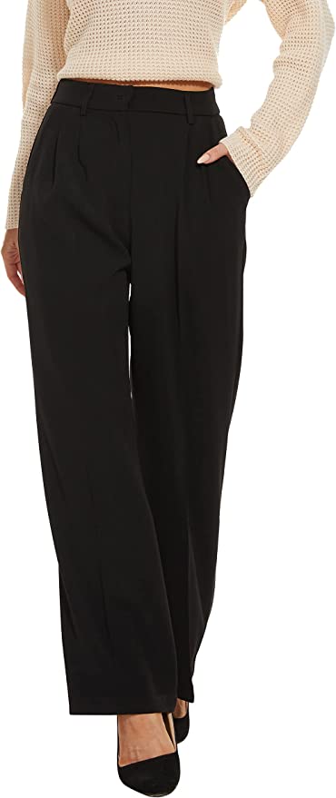 FUNYYZO Women's Wide Leg Pants