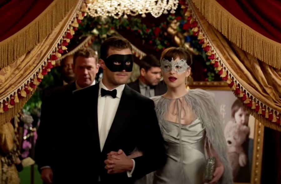 'Fifty Shades Darker' Photos: See Jamie Dornan and Dakota Johnson's Hottest Moments! masquerade