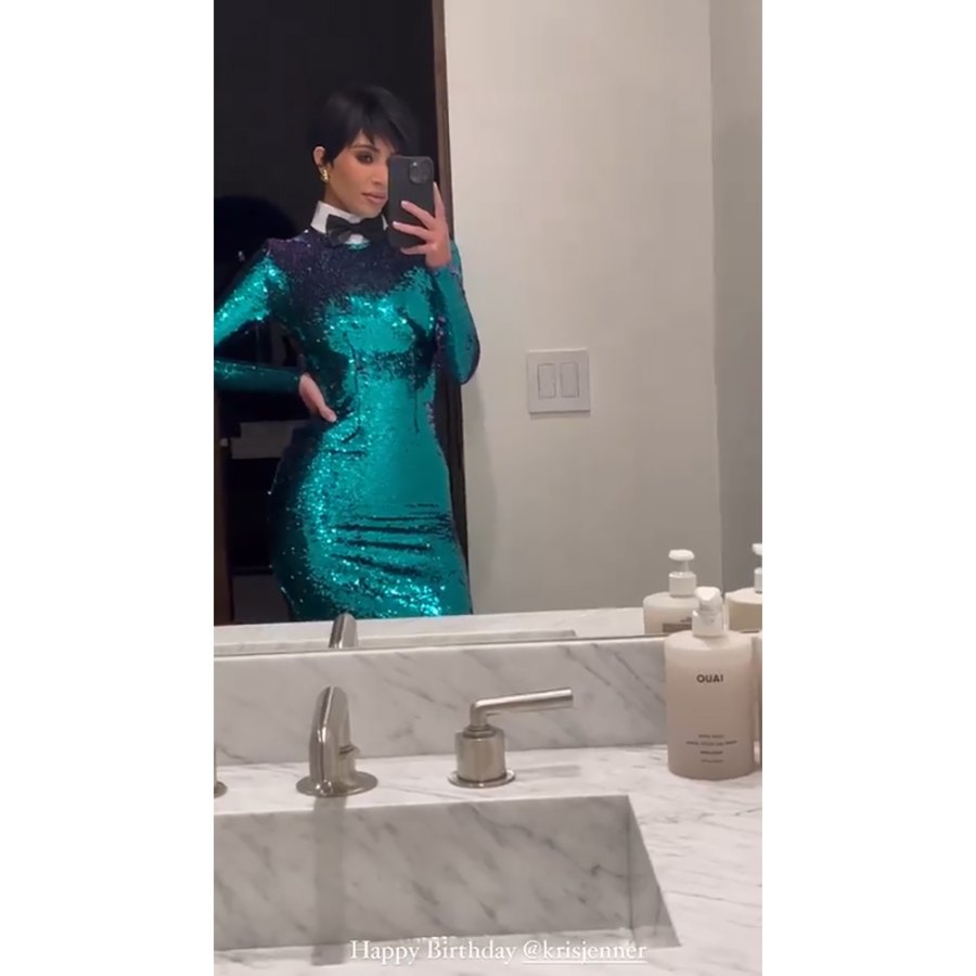 Kardashian-Jenner Sisters Hilariously Dress Up as Mom Kris Jenner at Birthday Celebration