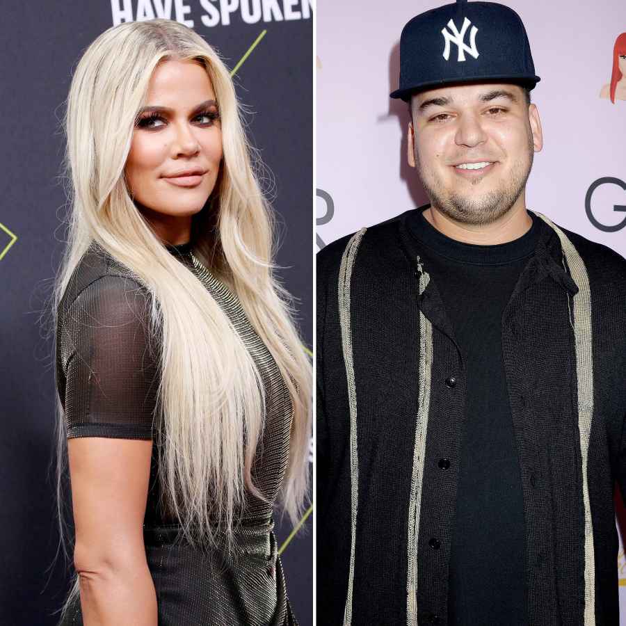 Khloe Kardashian's Sweetest Sibling Moments With Brother Rob Kardashian Over the Years