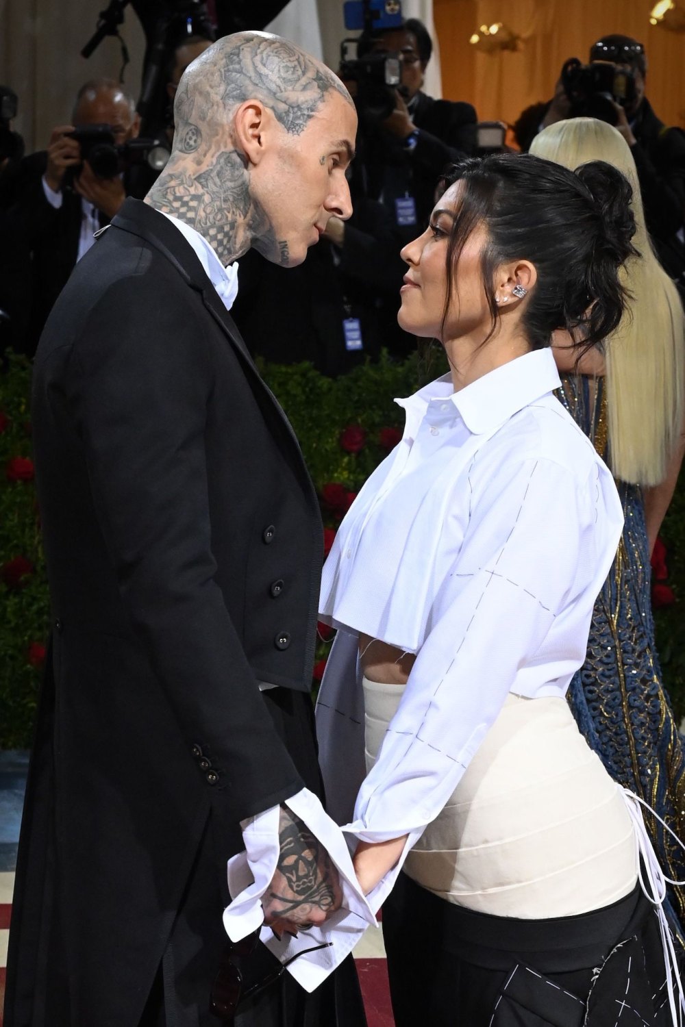 Kourtney Kardashian and Travis Barker