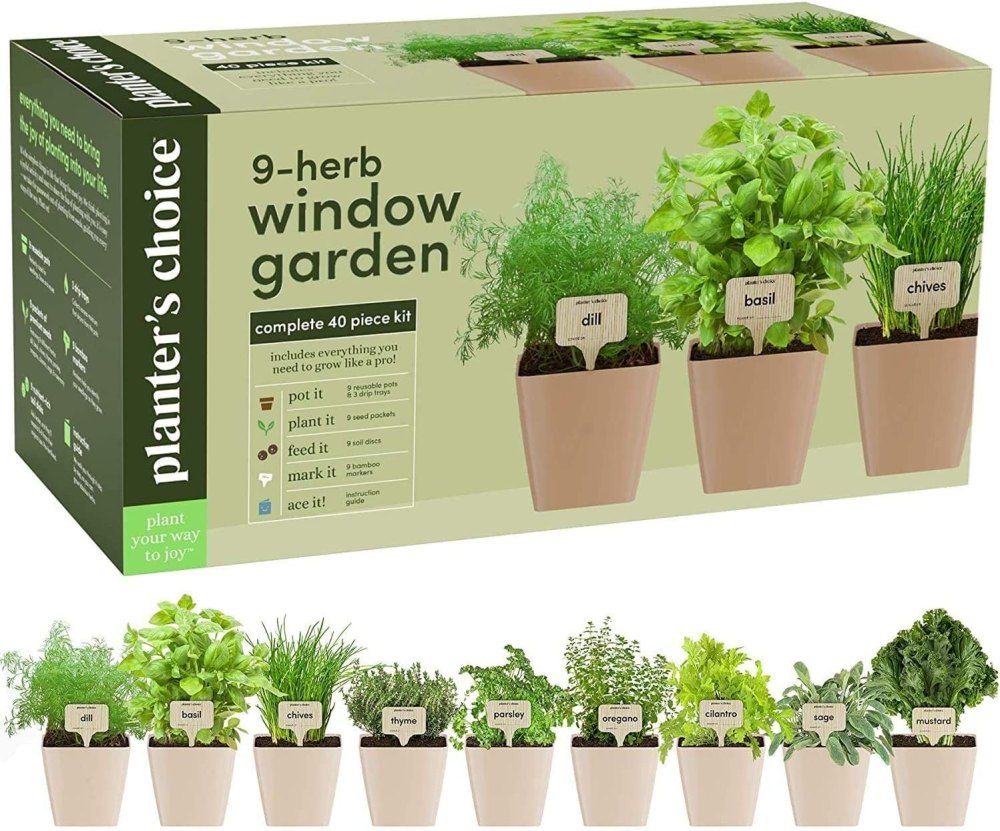 Planters' Choice Window Herb Garden