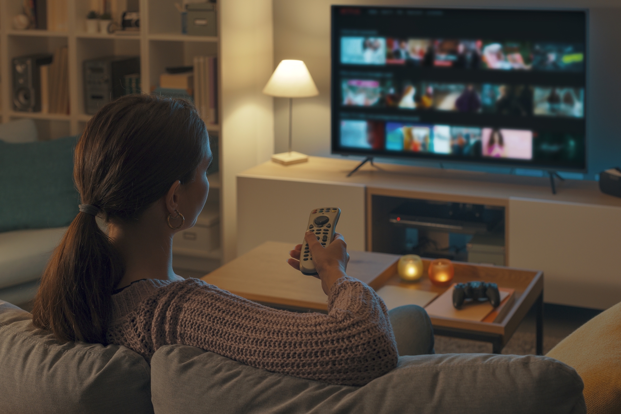 Watching-TV-Stock-Photo