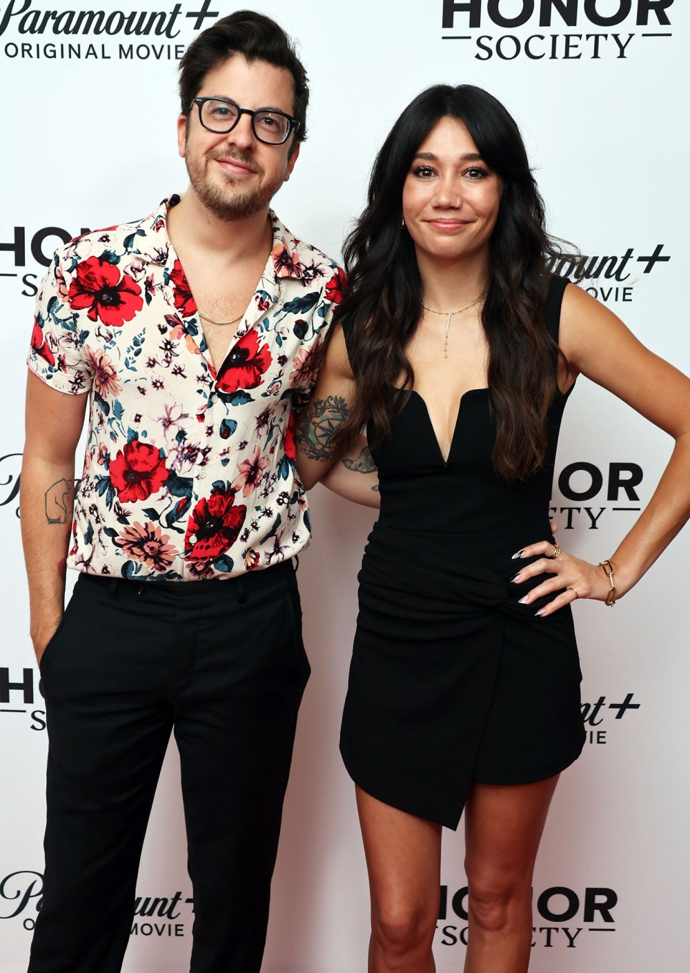 ‘Superbad’ Alum Christopher Mintz-Plasse Engaged to Girlfriend Britt Bowman red floral shirt